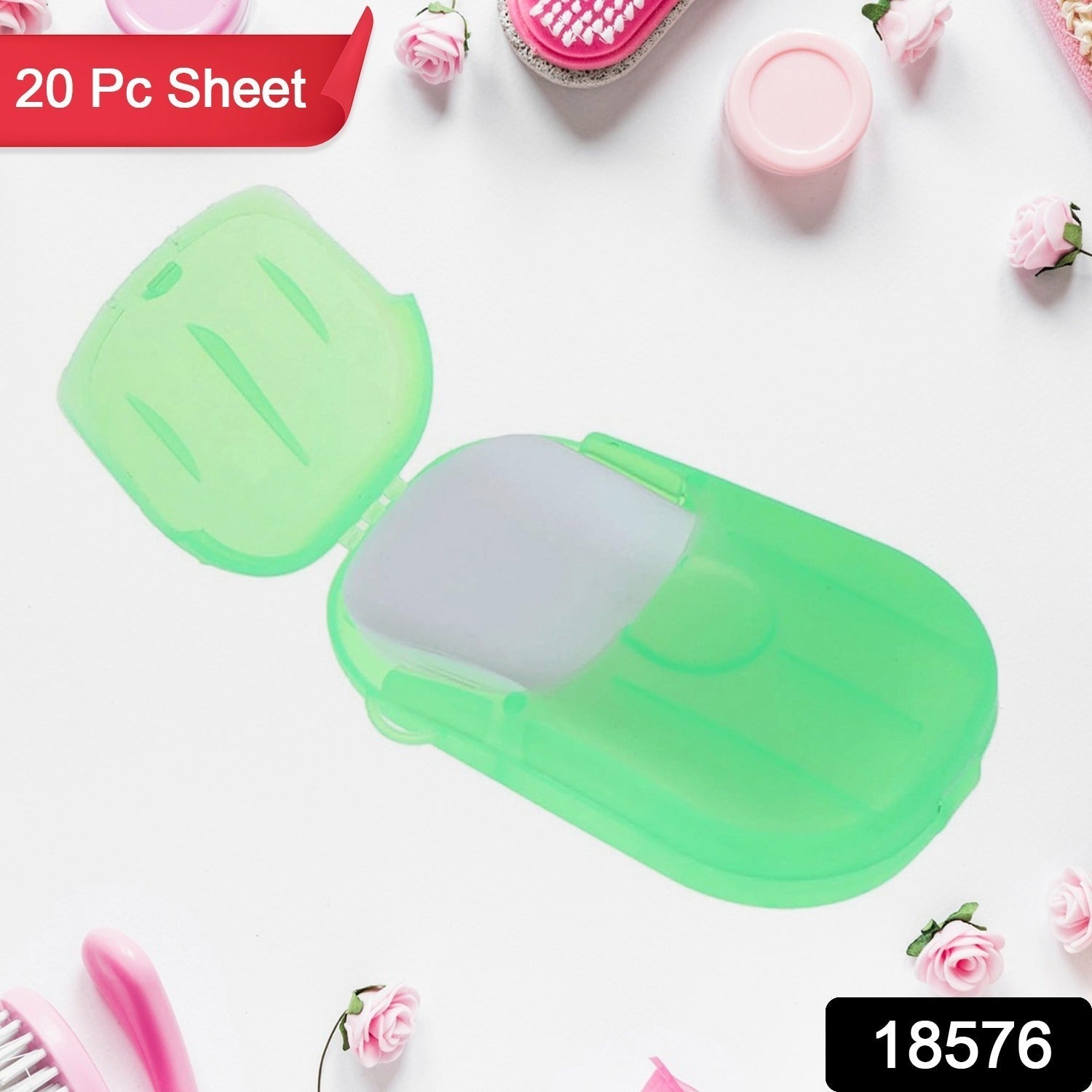Travel Paper Soap Sheet with Mini Box (20 Sheets in a Pack Approx / Mix Color) Travel Paper Soap Sheet with Mini Box (20 Sheets in a Pack Approx / Mix Color)